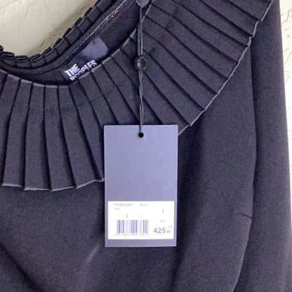 NWT Size XS  The Kooples Black One-Shoulder Dress