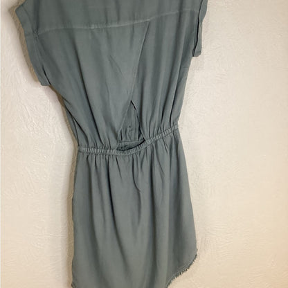Size XS Splendid Olive Green Button-Down Dress