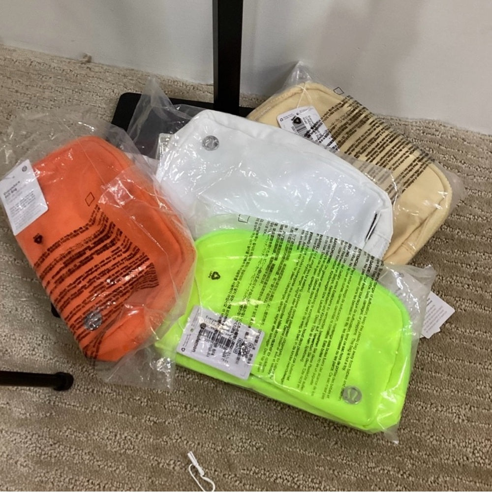 New Lululemon Athletica Neon Green Bag