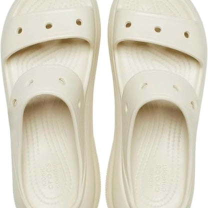 NEW size 10 Crocs White Slide Sandals