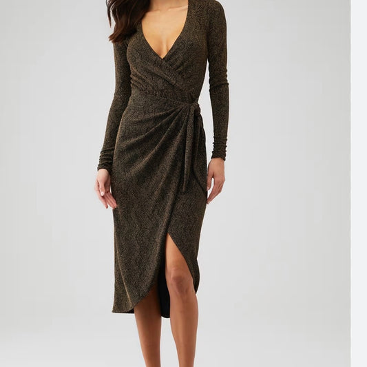 NWT SIZE XS  Show Me Your MuMu Green Asymmetrical Bodycon Dress