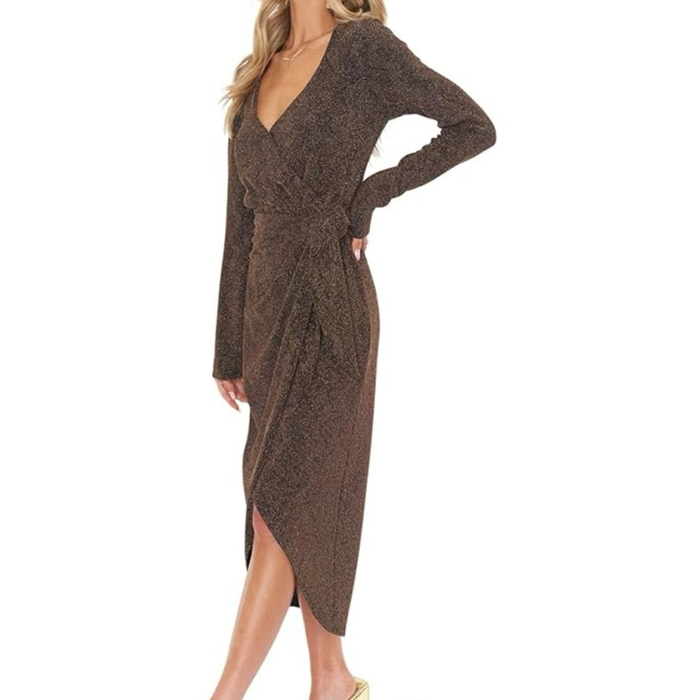 NWT SIZE XS  Show Me Your MuMu Green Asymmetrical Bodycon Dress