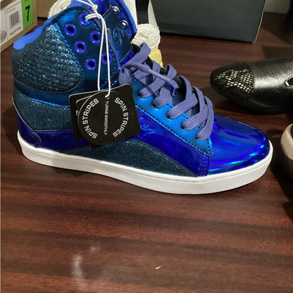 NEW SIZE 6 Pastry Women's Blue High-Top Sneakers