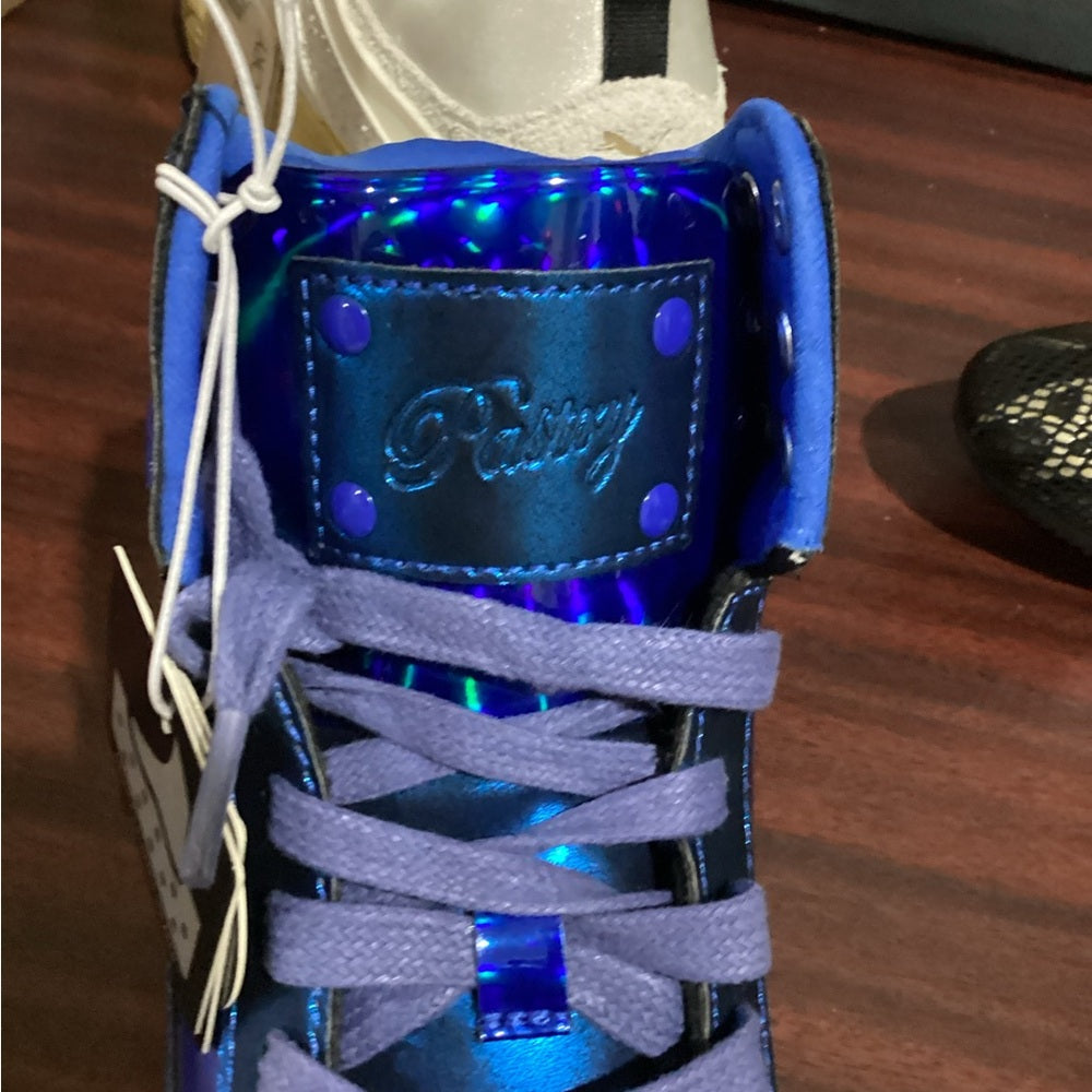 NEW SIZE 6 Pastry Women's Blue High-Top Sneakers