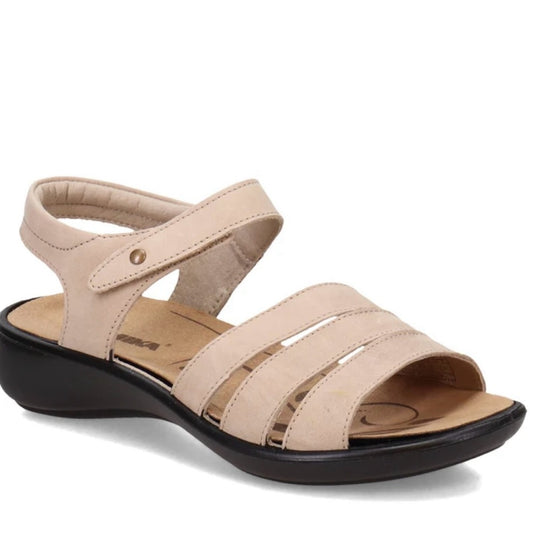 NEW Size 6-61/2 Romika Cream Comfort Sandals with Adjustable Straps