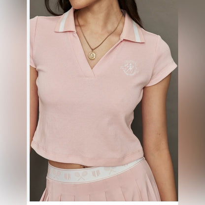 NWT Size medium  EleVen by Venus Williams Pink Crop Top