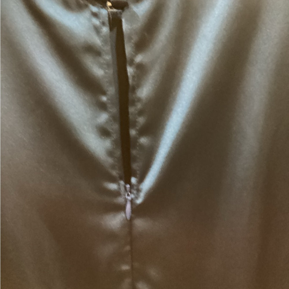 SIZE 14 Petal & Pup Blue Sheath Cocktail Dress with Bishop Sleeves