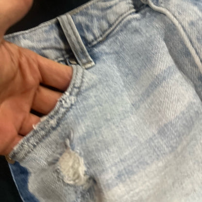 Size 25 Pistola Blue A-line Mini Skirt