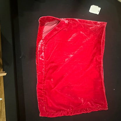 NWT SIZE 6 Free People Red Mini Asymmetrical Wrap Skirt