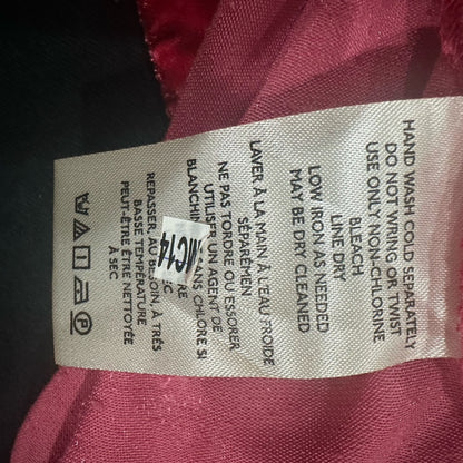 NWT SIZE 6 Free People Red Mini Asymmetrical Wrap Skirt