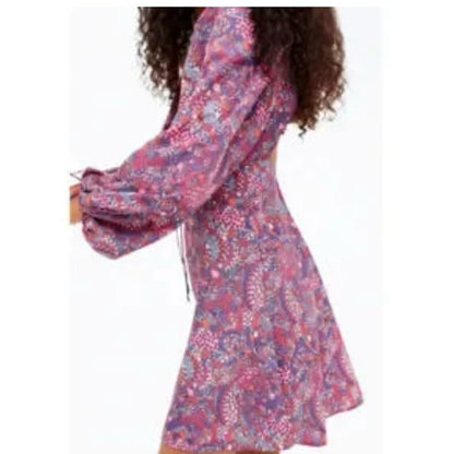 NWT SIZE S Chic Paisley Print Boho Dress