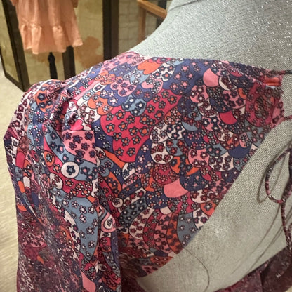 NWT SIZE S Chic Paisley Print Boho Dress