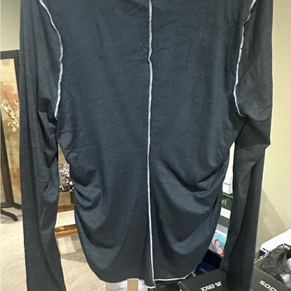 NWOT SIZE XL Free People Black Fitted Long Sleeve Sweatshirt