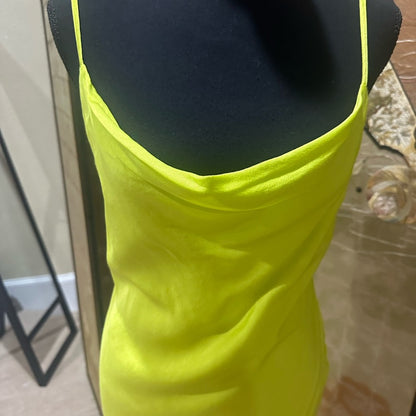 NWOT SIZE S Bardot Green Cowl Neck Slip Dress for Cocktail