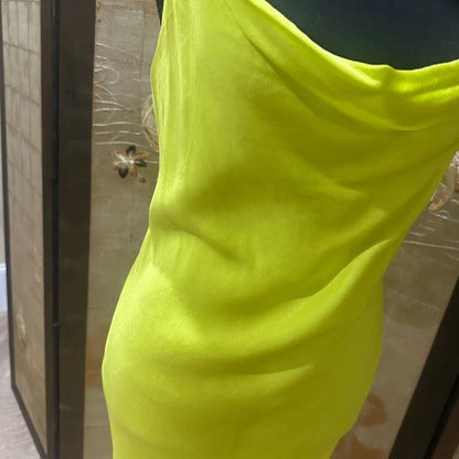NWOT SIZE S Bardot Green Cowl Neck Slip Dress for Cocktail