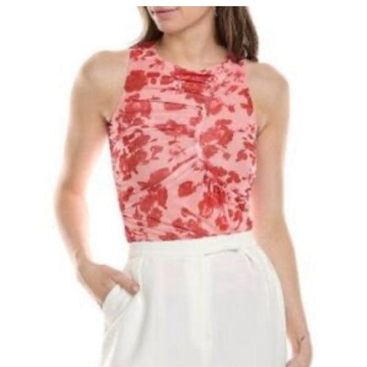NWT SIZE 6/8 Bardot Fitted Red and Orange Tank Top