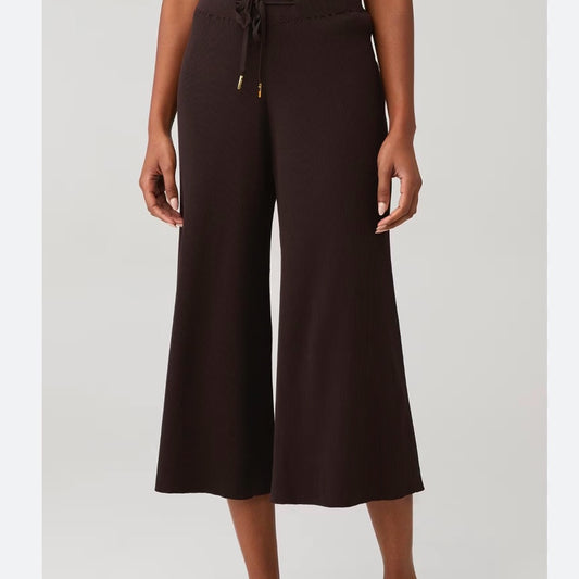 NWT SIZE XS MINKPINK Brown Wide Leg Jumpsuit High-Rise