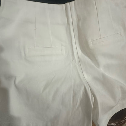 NWT SIZE S Hale Bob White High Waist Tailored Shorts