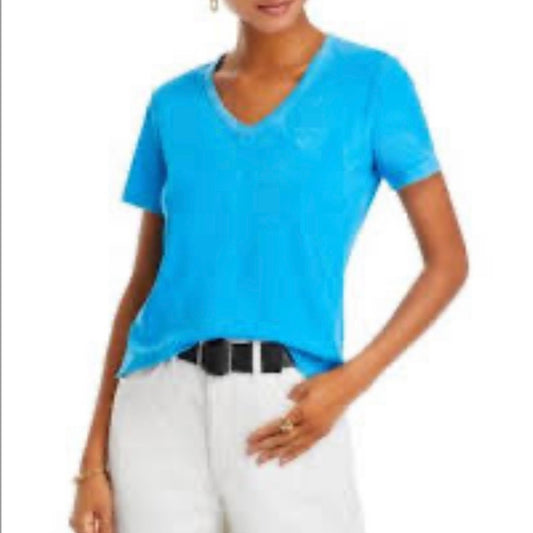 NWT SIZE XS Cotton Citizen Blue Fitted Short Sleeve T-Shirt