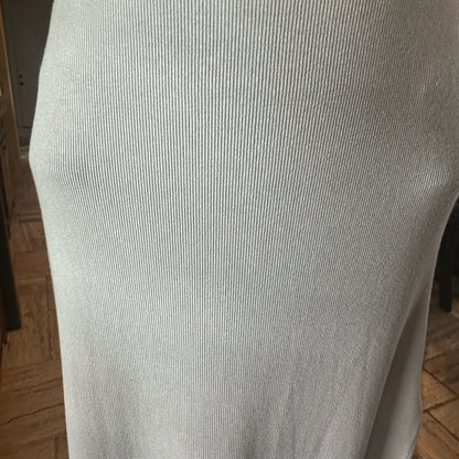 NWT SIZE L Cotton Citizen Gray Maxi Pencil Skirt Night Out