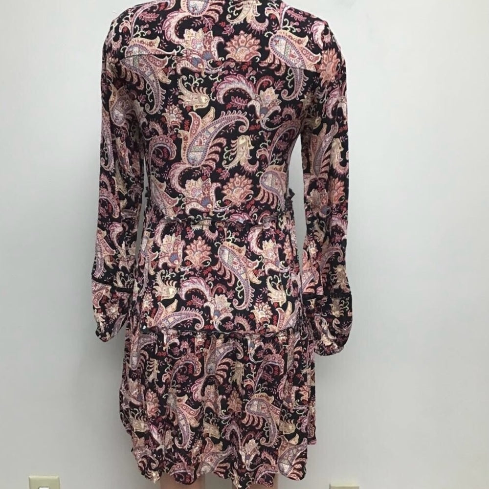 SIZE M Knox Rose Pink Ruffled Tiered Sundress