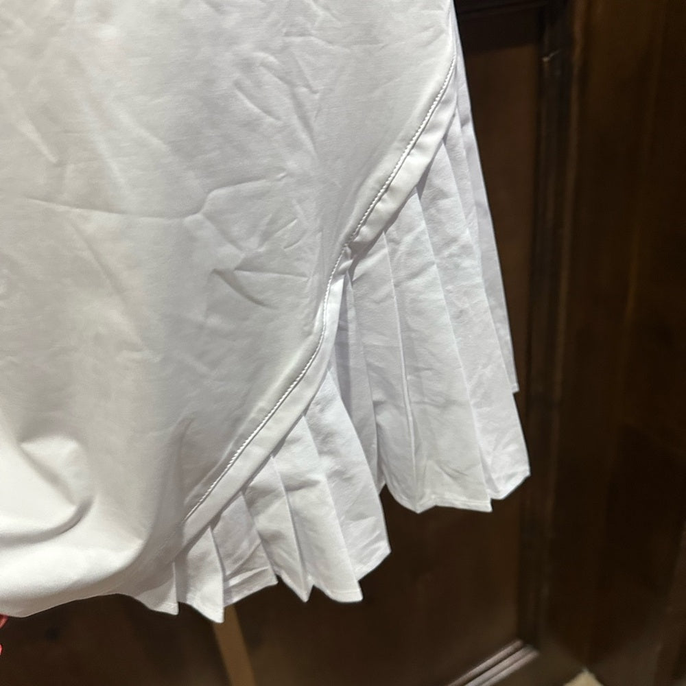 NWT SIZE M EleVen by Venus Williams White Ruffled Sundress