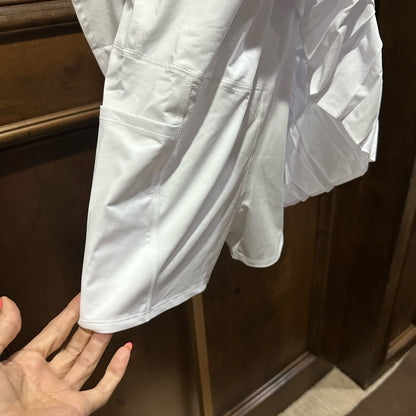 NWT SIZE M EleVen by Venus Williams White Ruffled Sundress