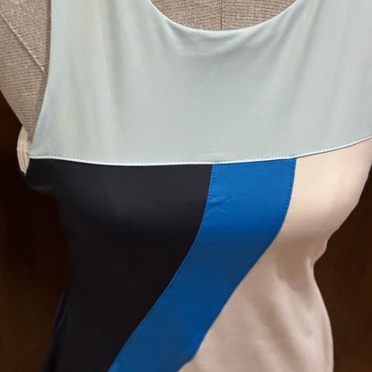 NWT SIZE M EleVen by Venus Williams Blue and White Swim Coverup