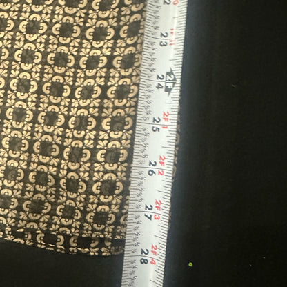 NWT SIZE M Misa Los Angeles Black and Cream Wide Leg Pants