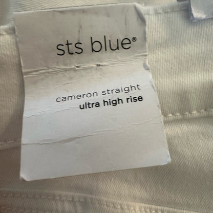 NWT SIZE 29 STS Blue White Straight Leg Jeans High-Waisted