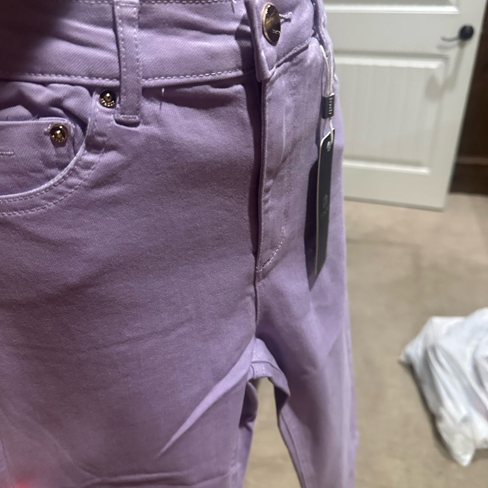 NWT SIZE 26 Tractr Purple Skinny Jeans High Waist