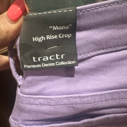 NWT SIZE 26 Tractr Purple Skinny Jeans High Waist