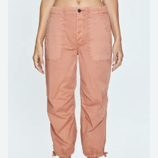 NWOT SIZE S Pistola Ankle Cropped Pants in Terracotta