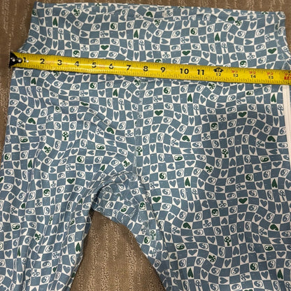 NWT SIZE XL EleVen by Venus Williams Blue Floral Leggings with Athletic Stretch