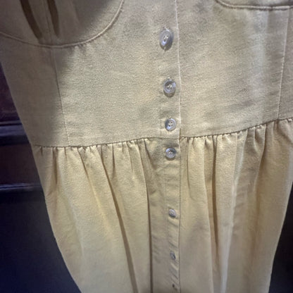 SIZE XS ROLLA'S Yellow Spaghetti Strap Midi Sundress