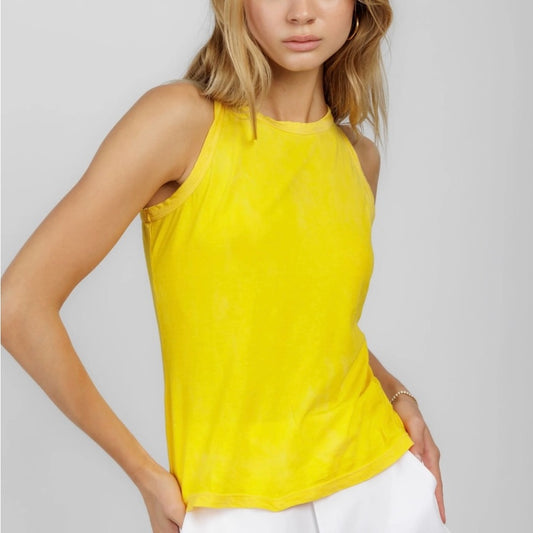NWOT SIZE M Cotton Citizen Yellow Sleeveless Tank