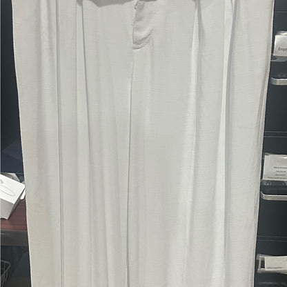 NWT SIZE 12 Bar III White Wide Leg Cropped Pants