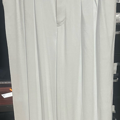 NWT SIZE 12 Bar III White Wide Leg Cropped Pants