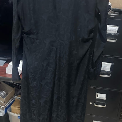 NWOT SIZE S Halogen Black Buttoned Long Sleeve Shirt Dress