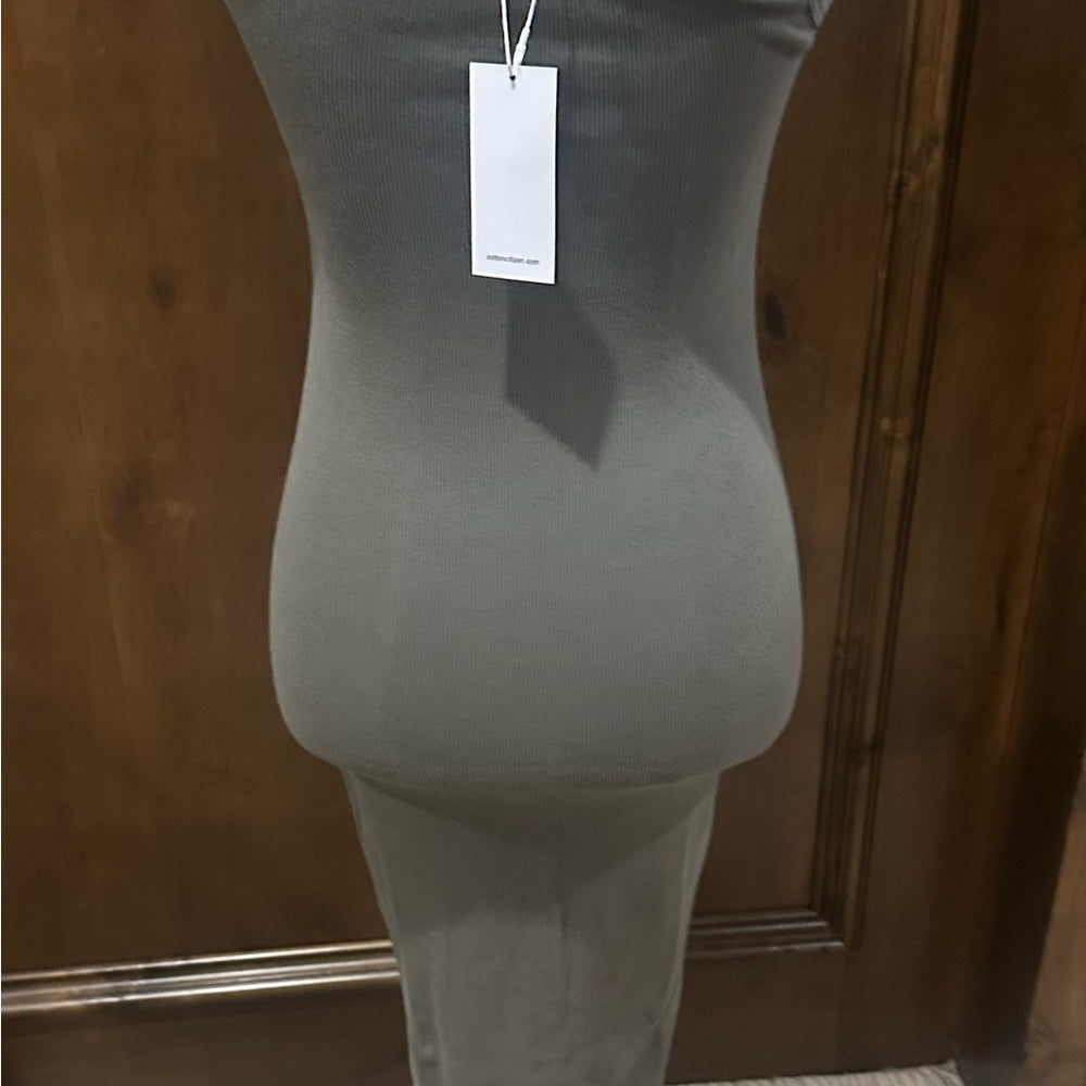 NWT SIZE S Cotton Citizen Green Strapless Bodycon Dress for Casual Nights