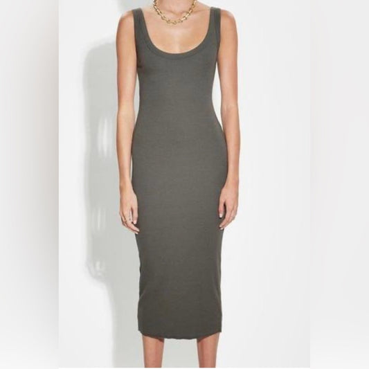 NWT SIZE S Cotton Citizen Green Strapless Bodycon Dress for Casual Nights
