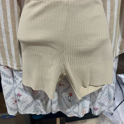 NWT SIZE M Cotton Citizen High Waist Cream Shorts