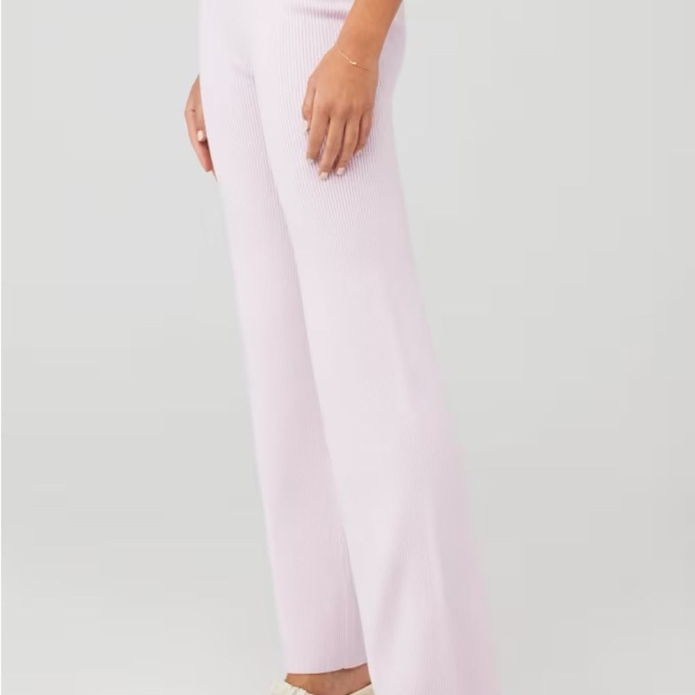 NWT SIZE XS Chic Pink Wide Leg Jumpsuit with High-Rise Waist