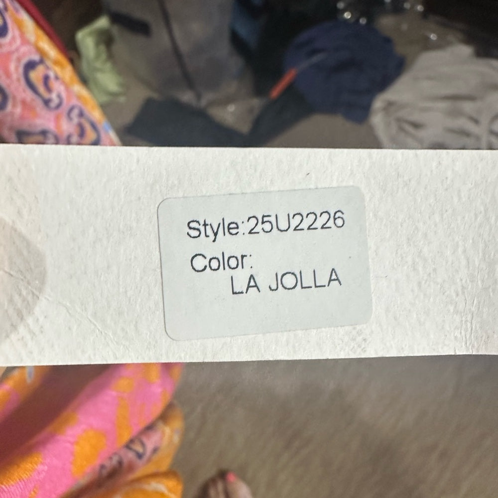 NWT SIZE OS Macchia J Pink and Orange Bohemian Swim Coverup