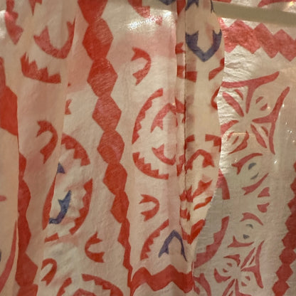 NWOT SIZE M/L Kori Blue and Orange Bohemian kimono