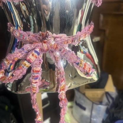 NWT SIZE M For Love And Lemons Pink Multi-Color Bra Top