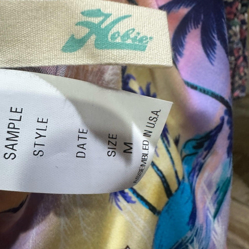 SIZE M Hobie Pink and Blue Tropical Jumpsuit