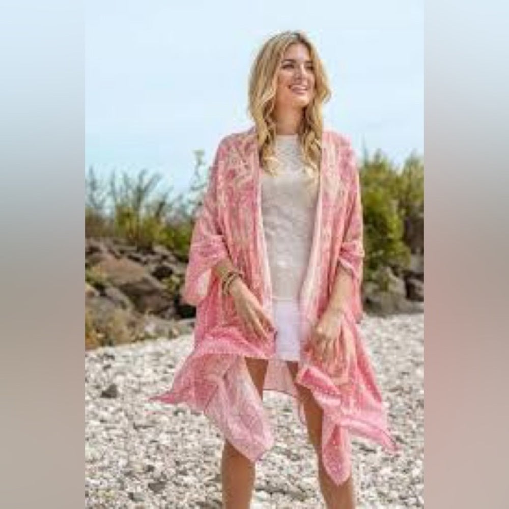 NWT SIZE M DAVI & DANI Asymmetrical Pink Sleeveless Top