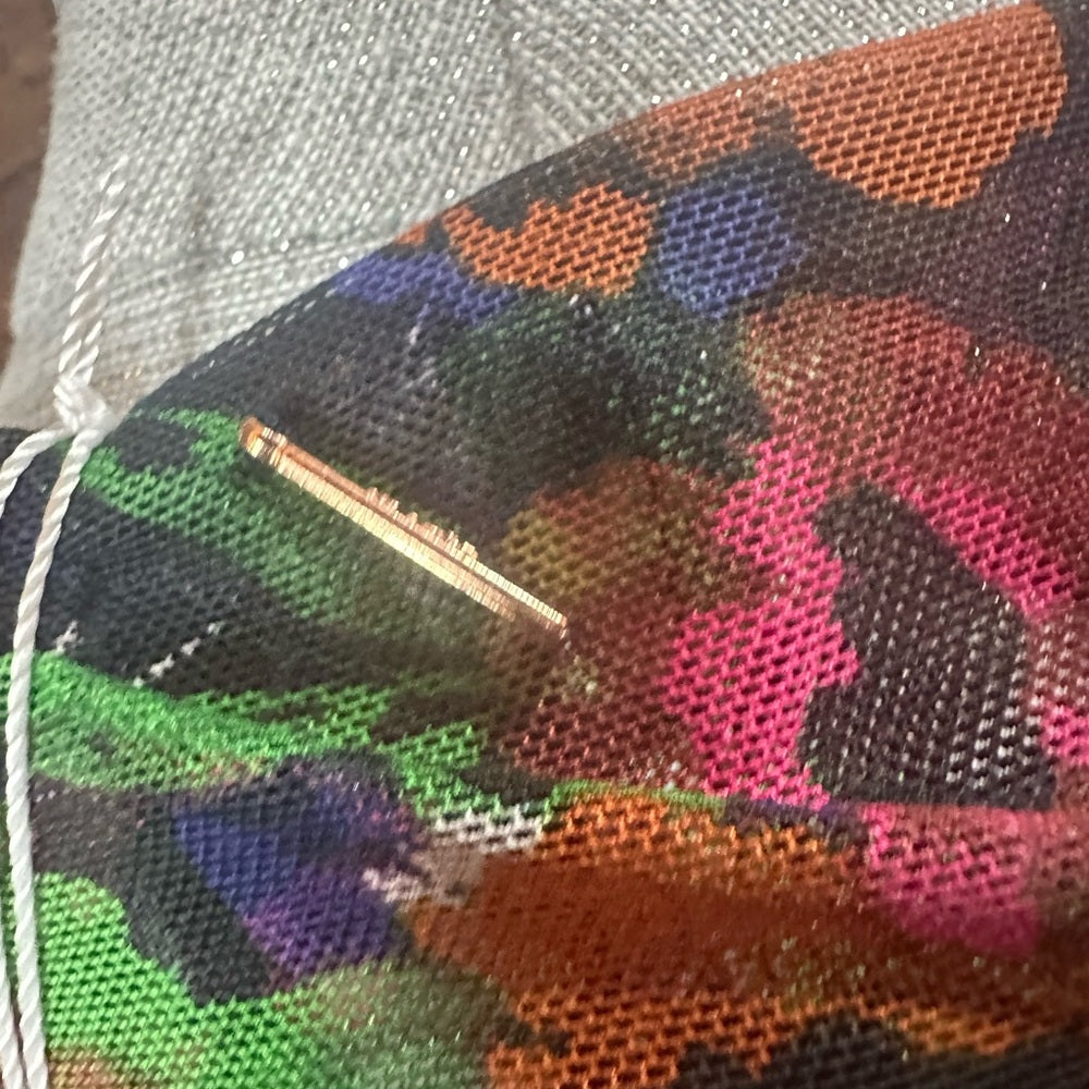 NWT SIZE XS Misa Los Angeles Red Black Square Neck Bodycon Maxi