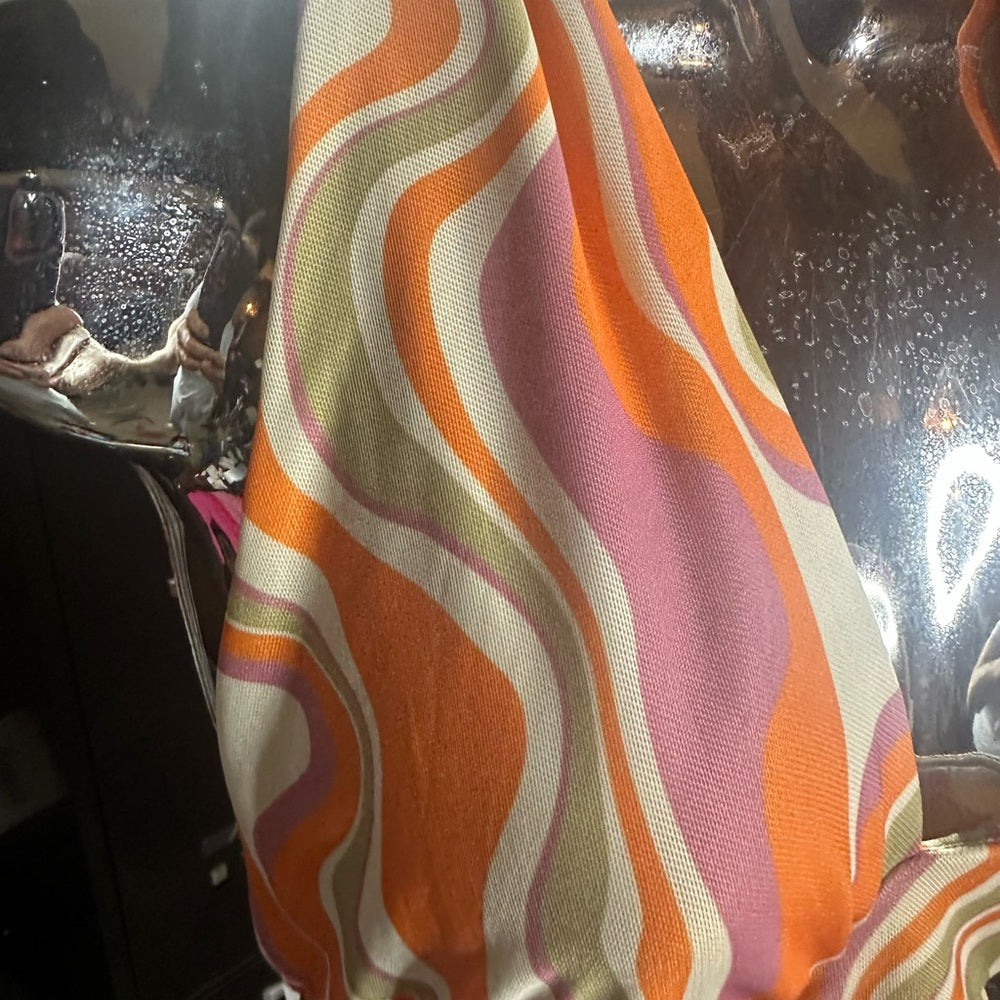 NWOT SIZE S Show Me Your MuMu Multicolor Swirl Crop Top